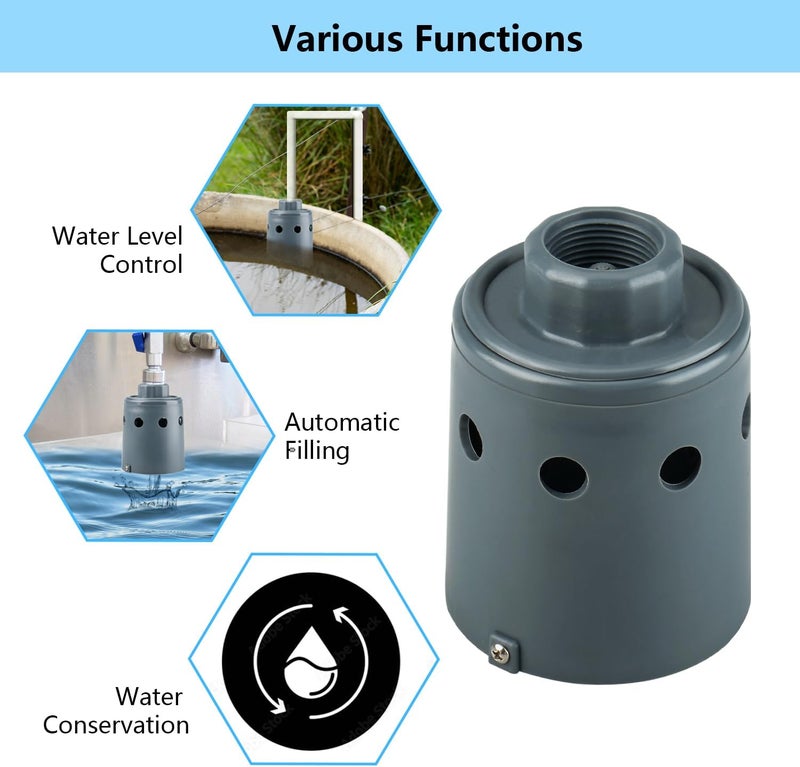 Holdly 1" Automatic Float Valve Watering System-Ensure Reliable Water Supply, Replace OME 718H Water Trough Float Valve, Cattle Water Tank Float Valve, Livestock Water Tank Float - Image 2